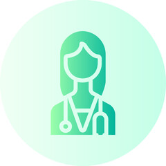 doctor gradient icon