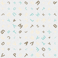 Abstract Geometric Pattern generative computational art illustration