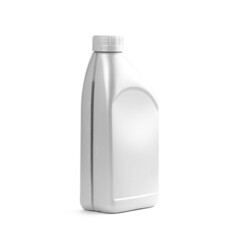 A bottle of transmission oil for an automatic transmission. On a white background