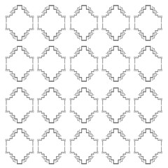 Luxury Design Ornaments Aztecs Pattern, Texture, Background