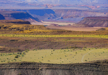 Fototapeta premium landscape with mountains