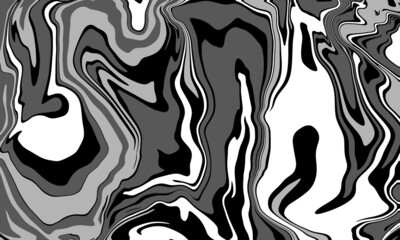 Illustration background. Natural black and white marble pattern. ancient art ink texture Can be used as wallpaper, modern backdrop