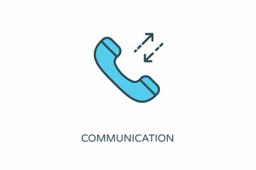 Obraz premium Communication icon in vector. Logotype