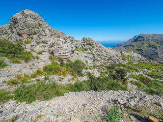 Fototapeta na wymiar Serra de Tramuntana - Gebirge auf Mallorca