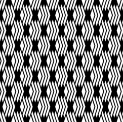 Seamless geometric diamonds and chevrons pattern.
