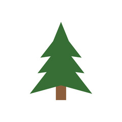 Christmas tree logo ilustration vector design
