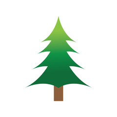 Christmas tree logo ilustration vector design