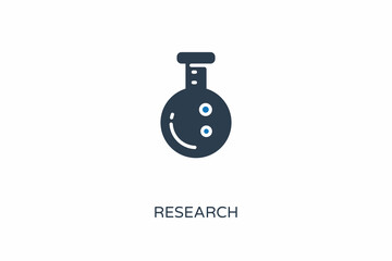 RESEARCH icon in vector. Logotype