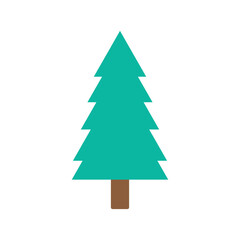 Christmas tree logo ilustration vector design