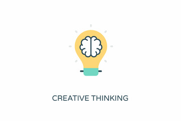 Creative Thinking icon in vector. Logotype