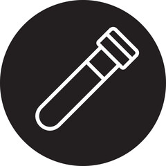 blood test glyph icon