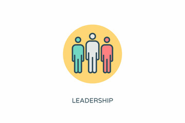 Leadership icon in vector. Logotype