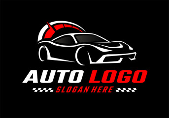Automotive speed car logo