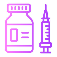 vaccine gradient icon