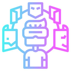 character line icon