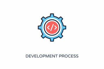 Development Process icon in vector. Logotype