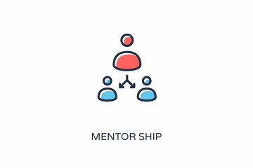 Mentor Ship icon in vector. Logotype