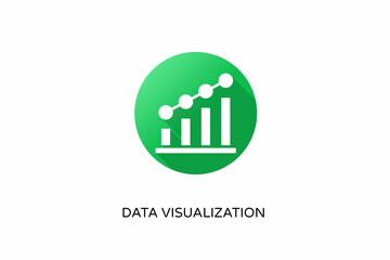 Data Visualization icon in vector. Logotype