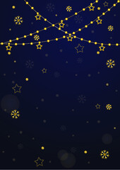 Obraz na płótnie Canvas Merry Christmas card, night sky with stars