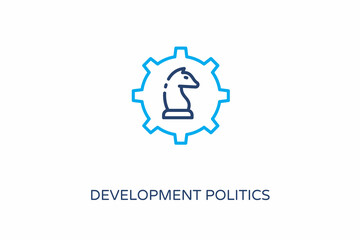 Development Politics icon in vector. Logotype
