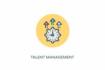 Talent Management icon in vector. Logotype
