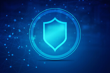 Fototapeta na wymiar 2d illustration Security concept - shield 