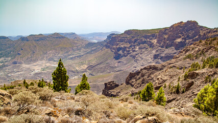 Fototapeta na wymiar Mountains in Gran Canaria