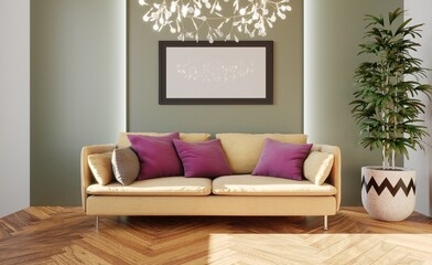 Living area interior design