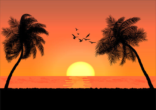 Sunset Drawing Images – Browse 712,426 Stock Photos, Vectors, And Video |  Adobe Stock