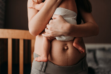 postpartum depression, postpartum belly, baby, breastfeeding, motherhood