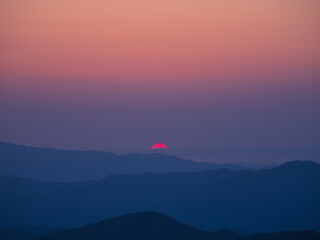 夕日
