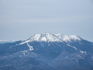 冠雪の御嶽山　木曽駒ヶ岳からの眺望