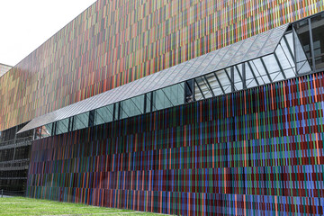 Modern museum building in Munich in Germany