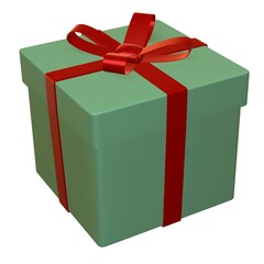 gift box present 3d icon