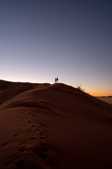 Fototapeta na wymiar Red dunes of Elim in Namib, Sesriem, Namibia