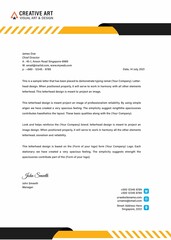 business letterhead Template Graphic design   