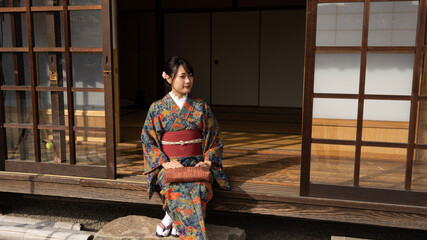 woman in kimono