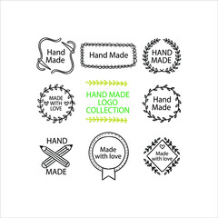 Fototapeta premium Hand Drawn Hand Made Flat Vector