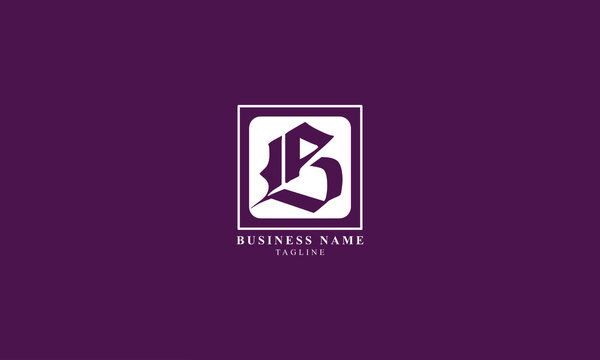 LBP, LPB, LB, Abstract initial monogram letter alphabet logo design