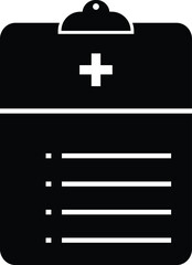 Fototapeta premium medical data, medical document icon 