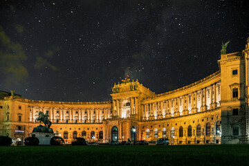 Hofburg, ancient Hapsburg royal palace in Vienna, Austria	