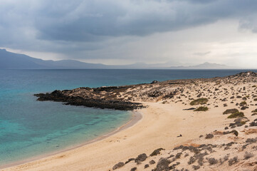 Paradisiacal beach. Canary Islands