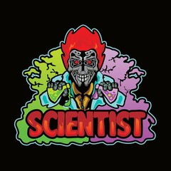 gamer robot scientist logo