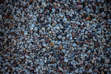 small colorful pebbles as background