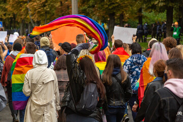 LGBTQ Pride Parade in Kyiv.