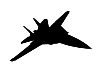 Fototapeta na wymiar Supersonic fighter jet