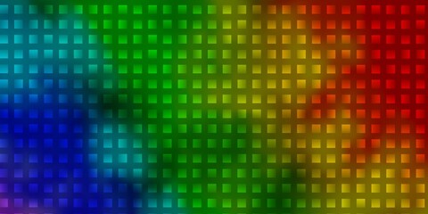 Light Multicolor vector texture in rectangular style.