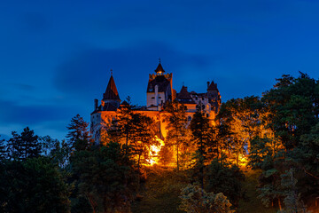Fototapeta na wymiar The castle of bran in Transylvania Romania