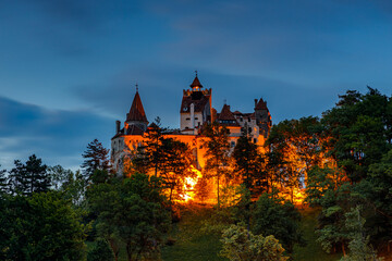 The castle of bran in Transylvania Romania