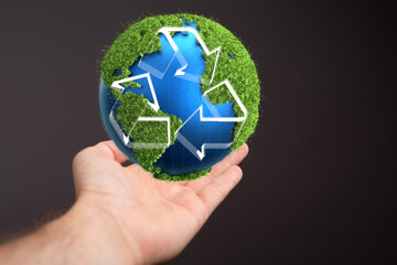 Recycled eco zero waste lifestyle. Ecological design Recycle